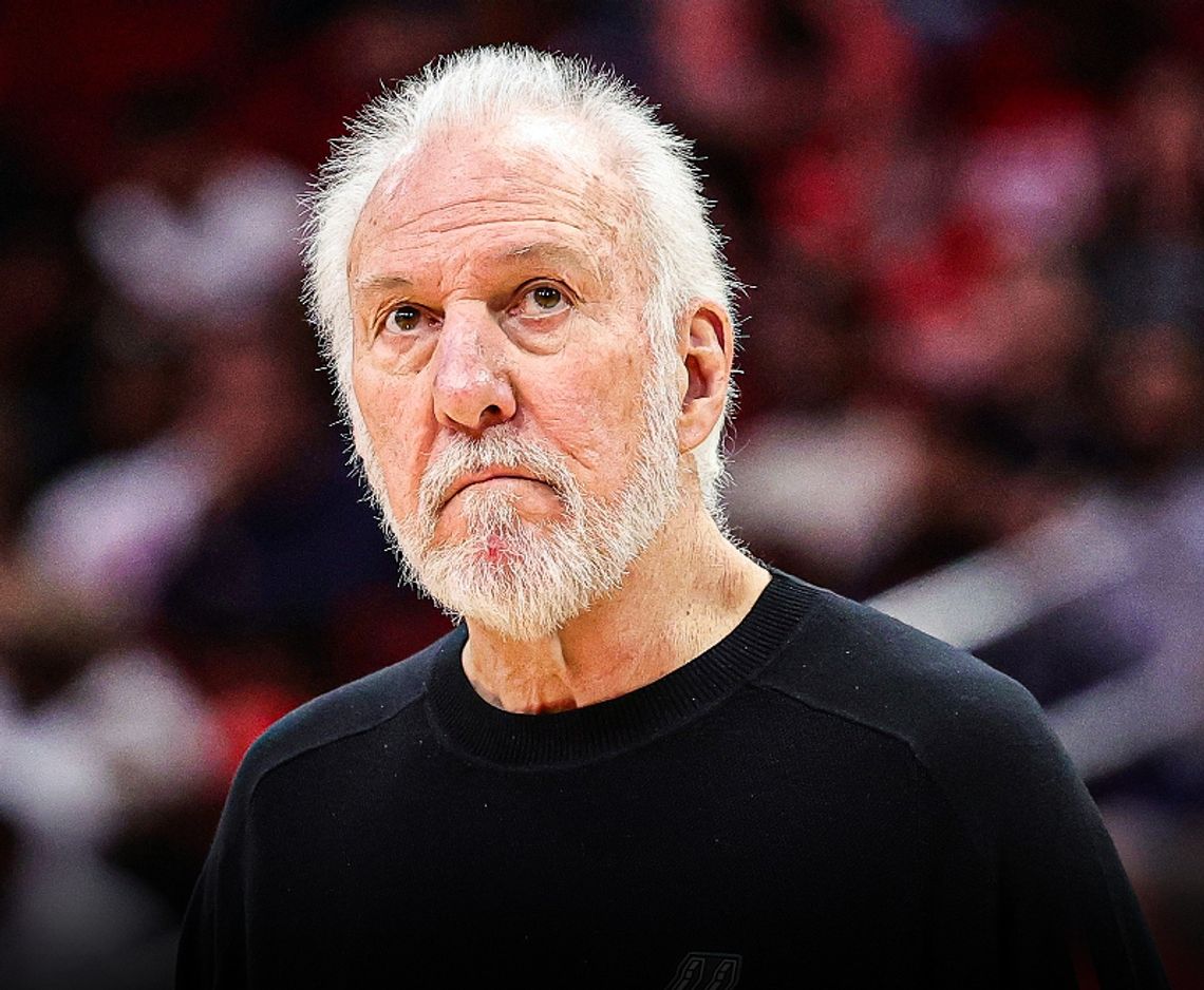 Liga NBA - media: trener Spurs Popovich nie wróci do końca sezonu