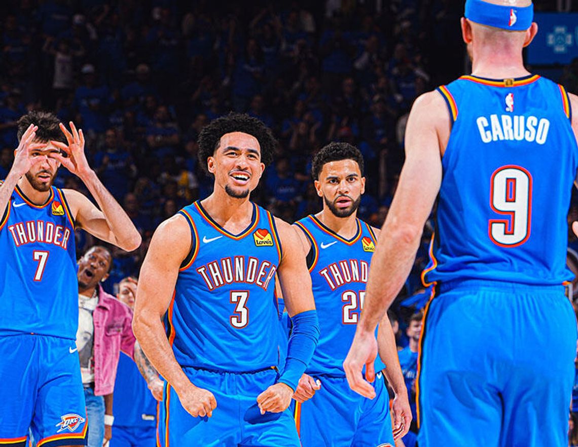 Liga NBA - obrońcy tytułu Thunder 2. rundę play off rozpoczęli od wygranej