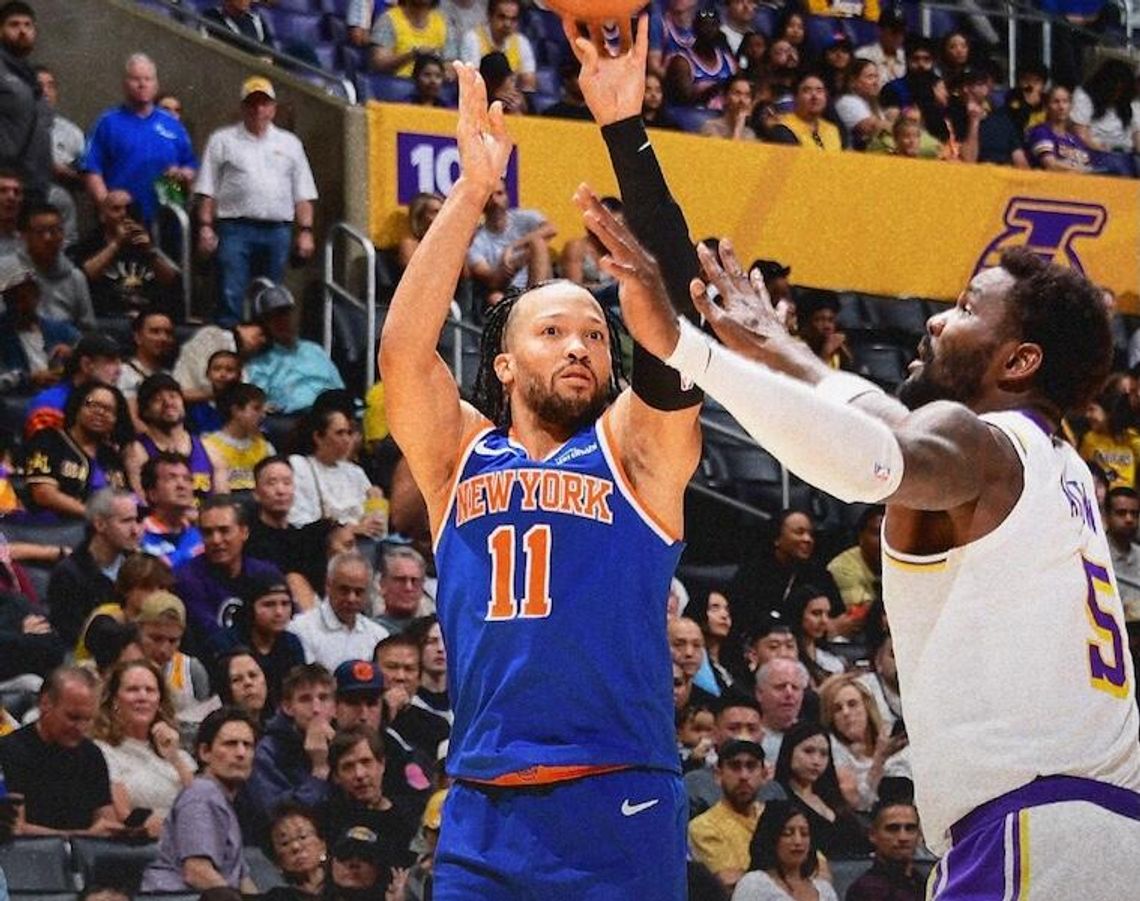 Liga NBA - porażka Knicks z Lakers, Sochan na ławce Liga NBA - porażka Knicks z Lakers, Sochan na ławce