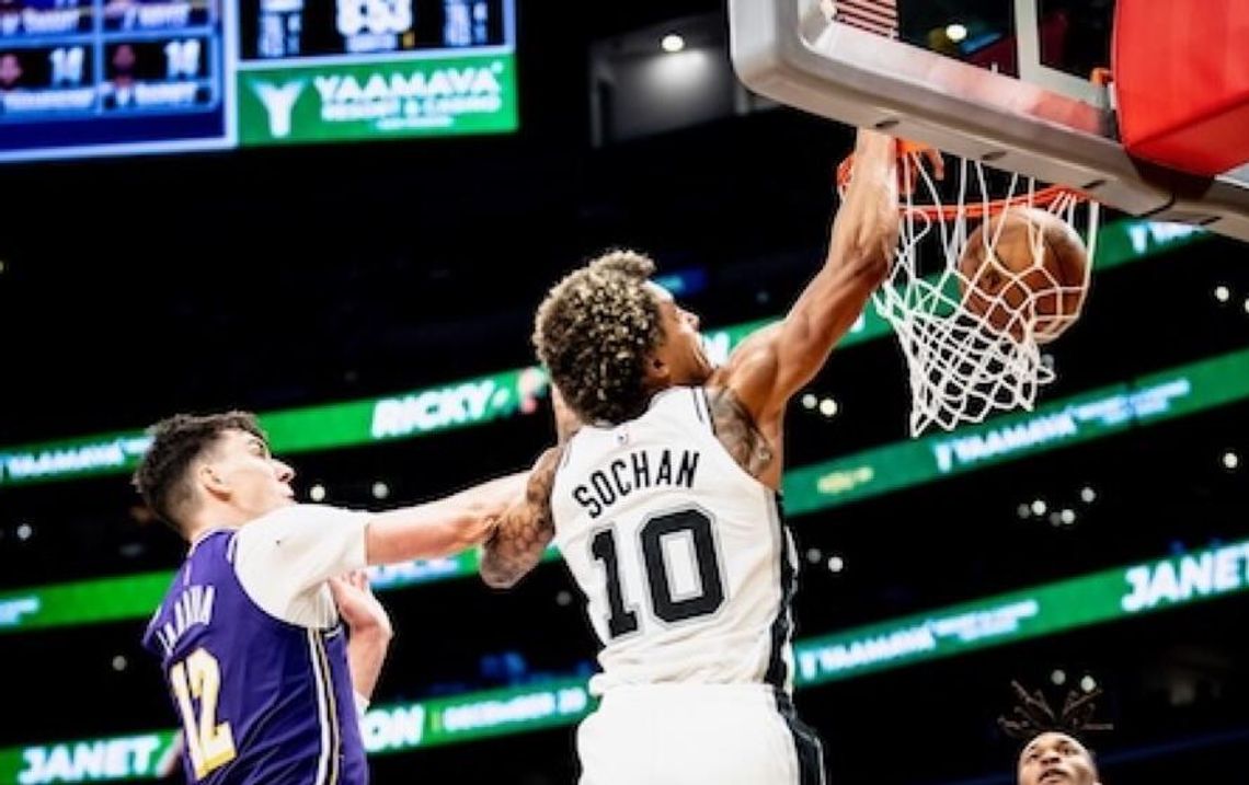 Liga NBA - powrót Sochana, Spurs przegrali w Los Angeles