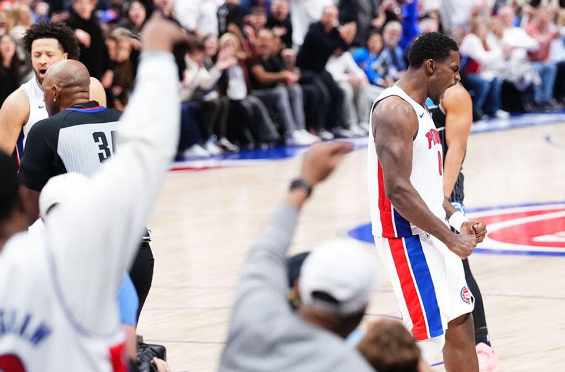 Liga NBA - Rockets i Pistons dalej w grze