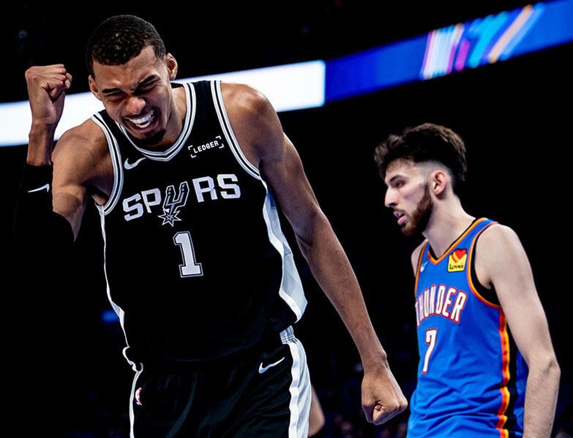 Liga NBA - Spurs prowadzą z Thunder w finale Konferencji Zachodniej