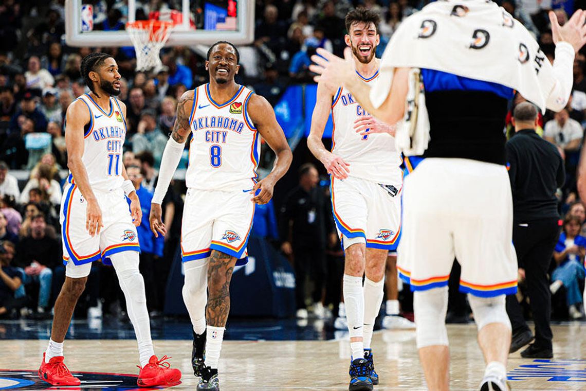 Liga NBA - Thunder zapewnili sobie pierwsze miejsce na Zachodzie