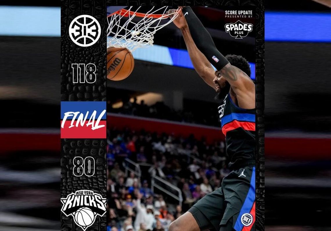 Liga NBA - w meczu na szczycie Konferencji Wschodniej lepsi Pistons