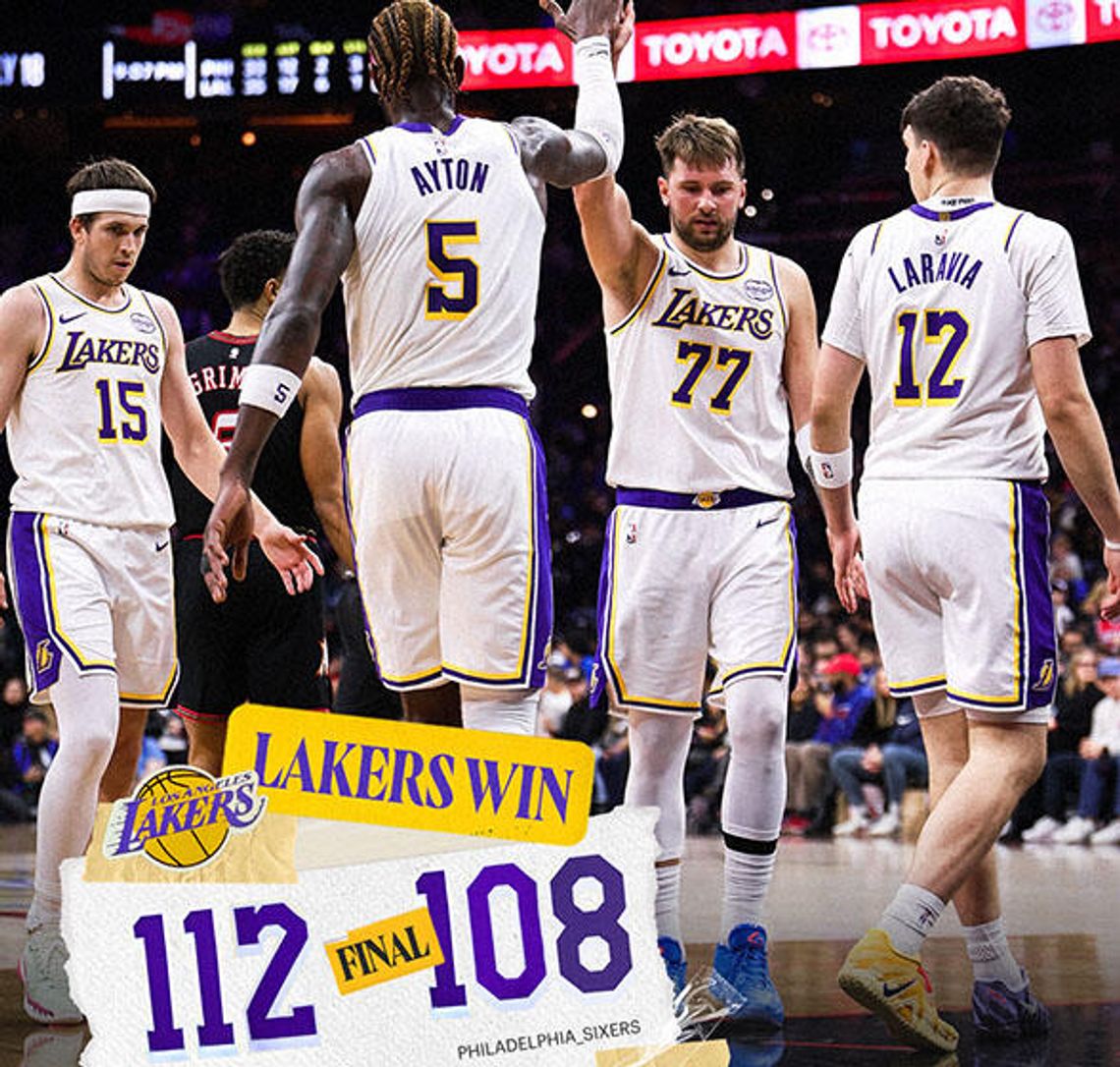 Liga NBA - zwycięski powrót Doncica i Jamesa, Thunder nie zwalniają tempa