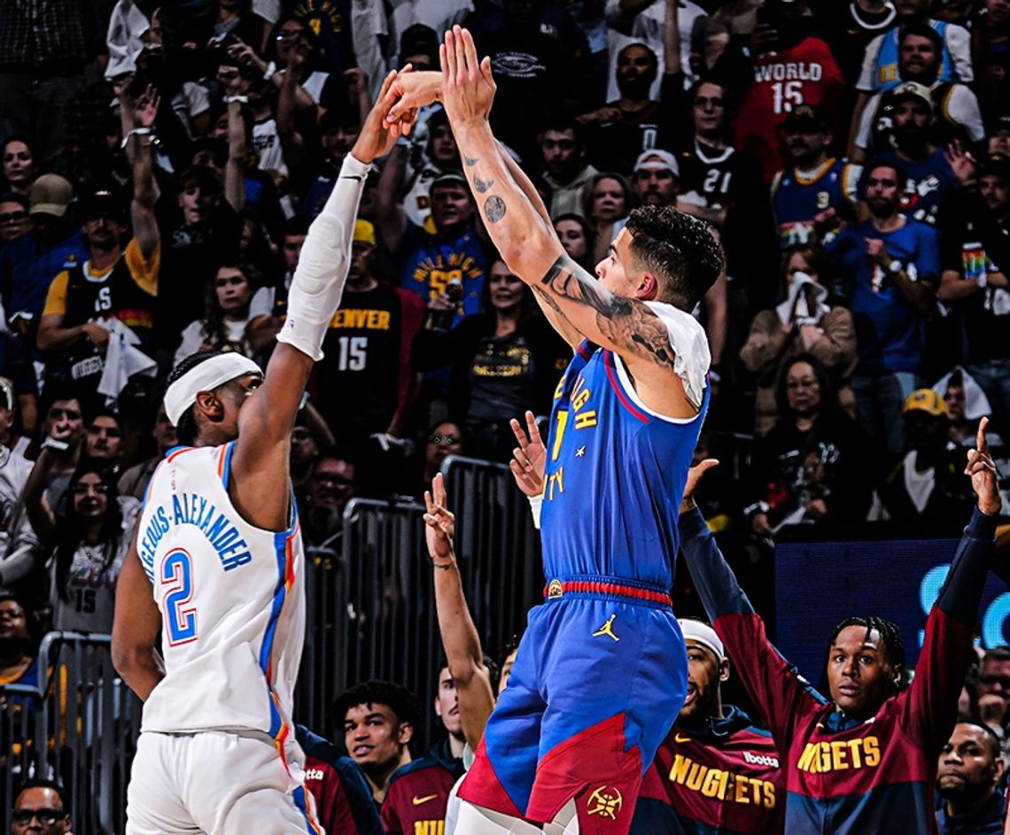 Liga NBA - zwycięstwa Cleveland Cavaliers i Denver Nuggets