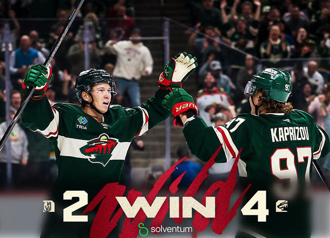 Liga NHL — czwarta z rzędu wygrana ekipy Minnesota Wild Liga NHL — czwarta z rzędu wygrana ekipy Minnesota Wild
