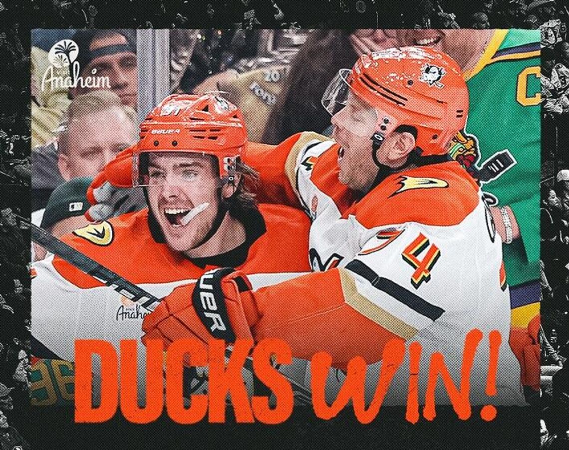 Liga NHL - Ducks wyrównali stan rywalizacji z Golden Knights