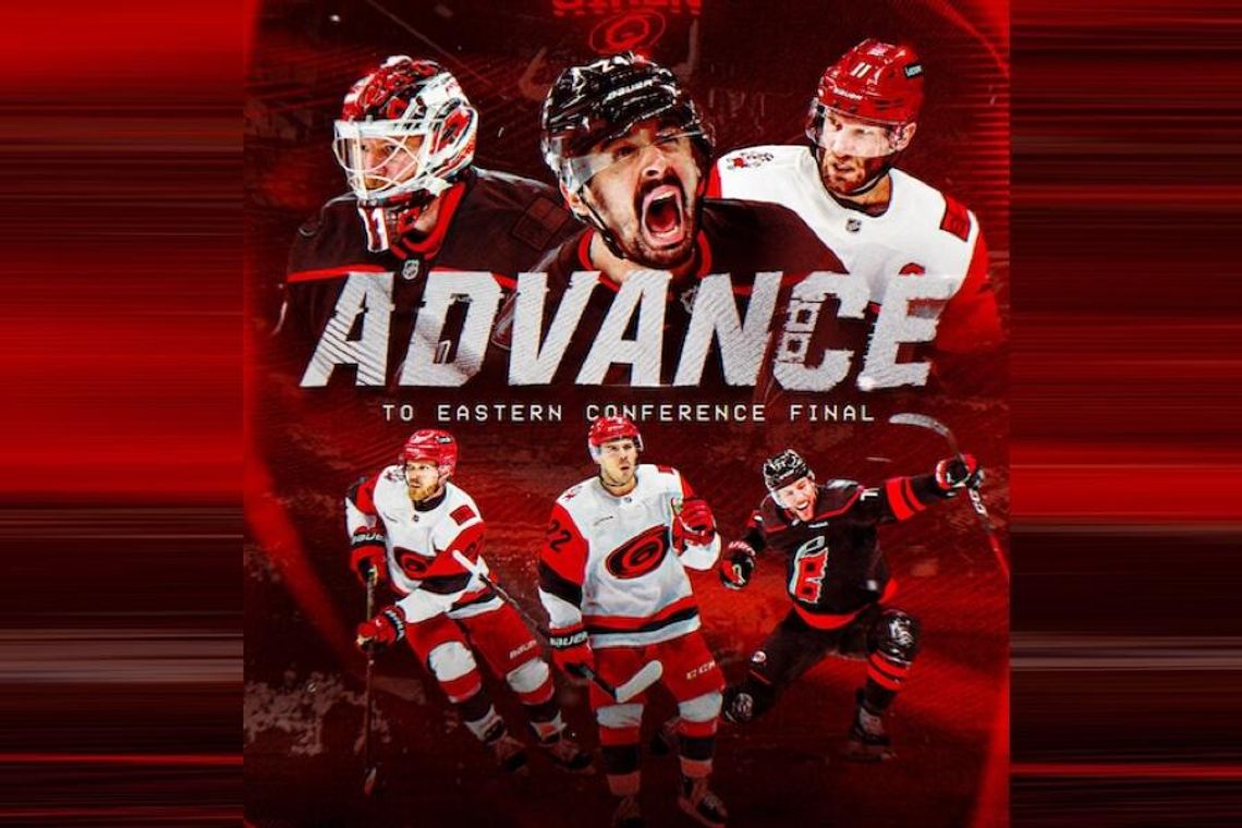 Liga NHL - Hurricanes jako pierwsi w finale konferencji, pierwsza porażka Avalanche