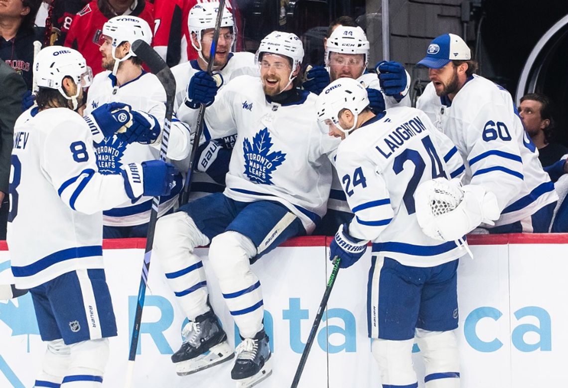 Liga NHL - Maple Leafs, Golden Golden Knights i Oilers w drugiej rundzie