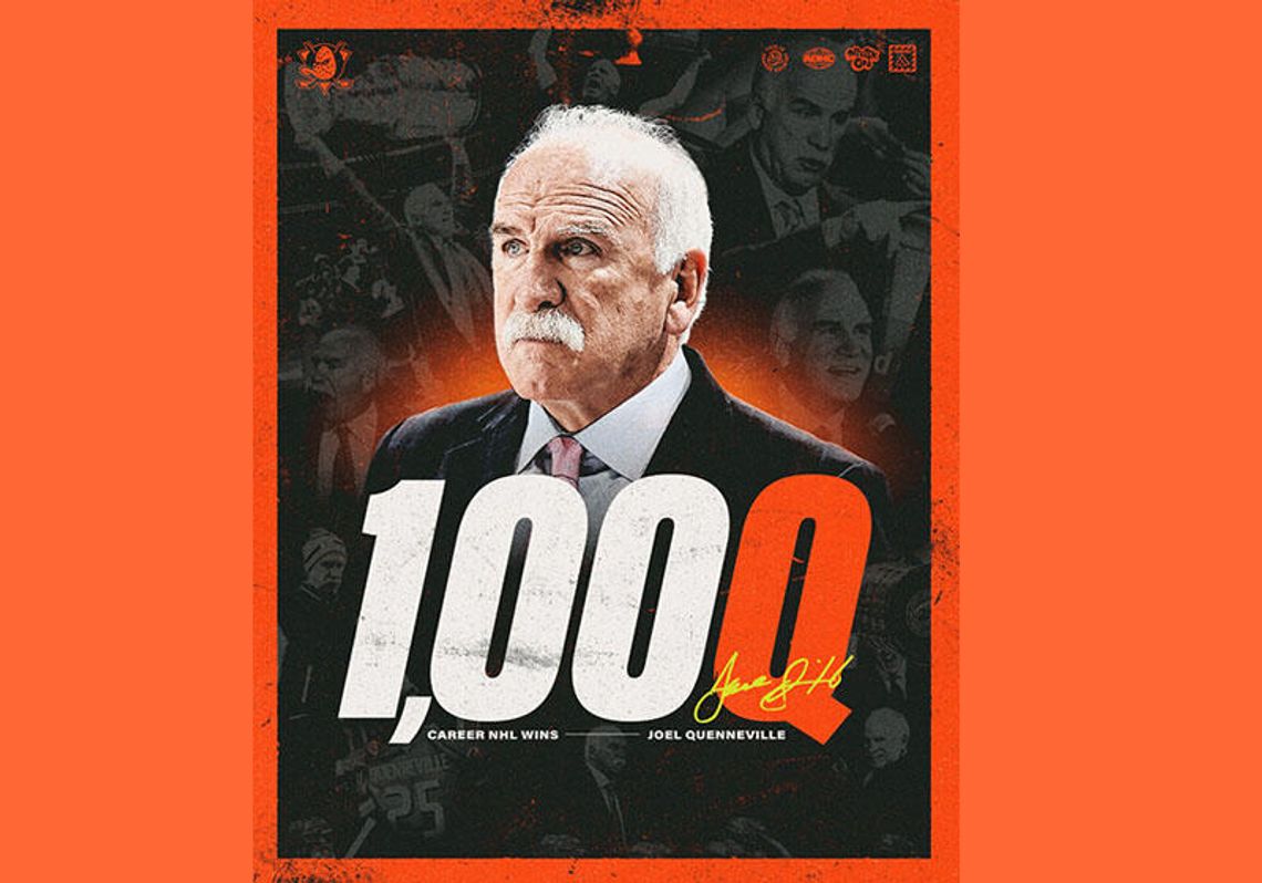 Liga NHL - Quenneville drugim trenerem w historii z 1000 zwycięstw
