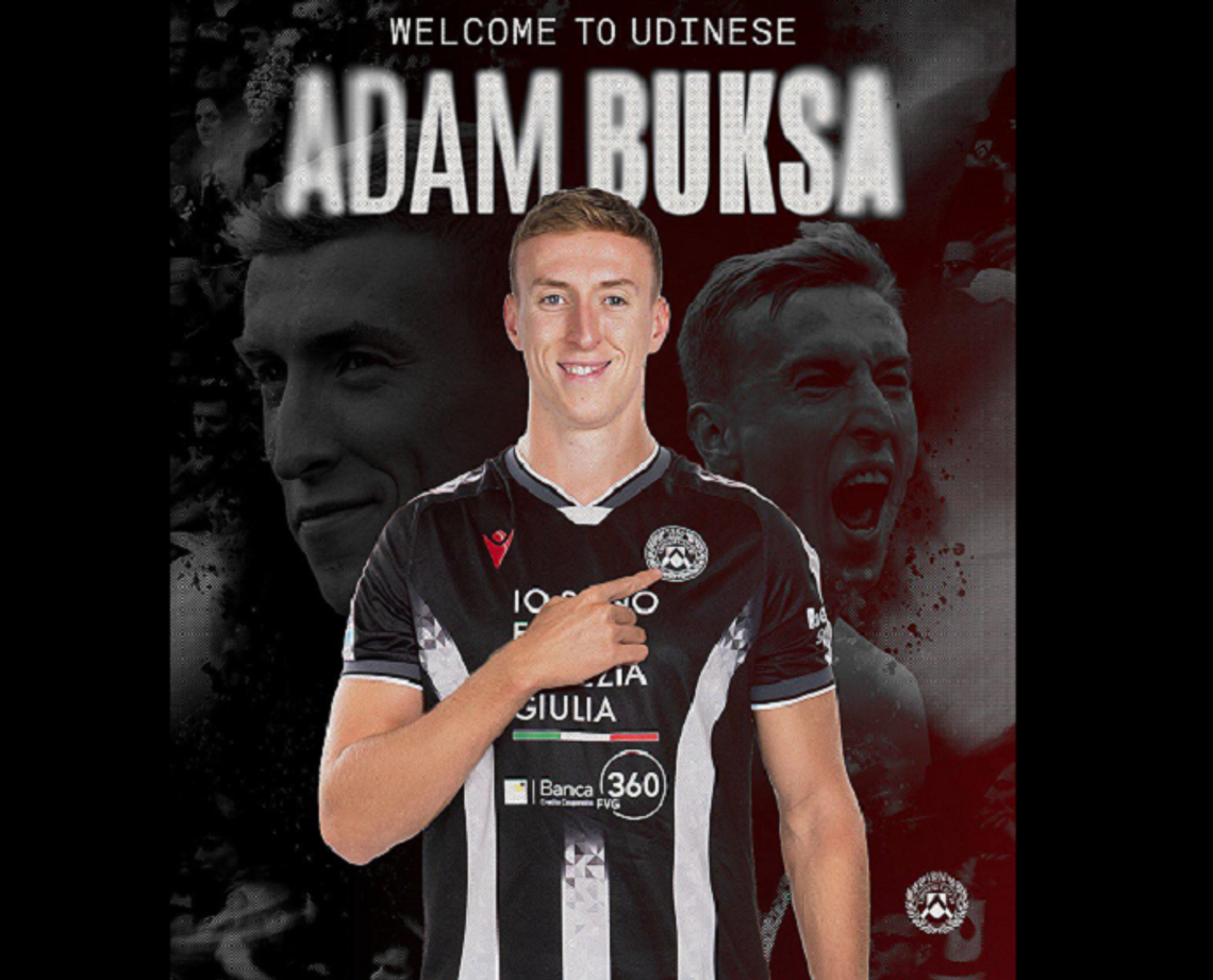 Liga włoska - Adam Buksa kolejnym Polakiem w Udinese Liga włoska - Adam Buksa kolejnym Polakiem w Udinese