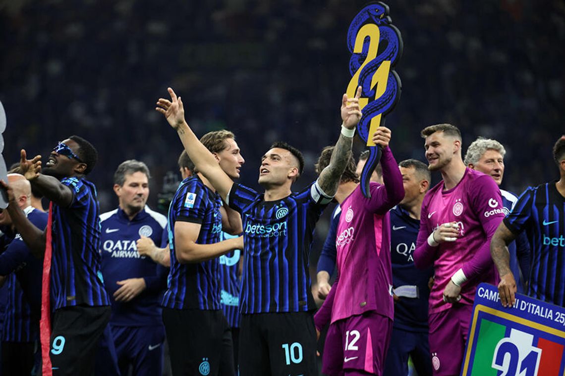 Liga włoska - Inter z Zielińskim w składzie zapewnił sobie mistrzostwo