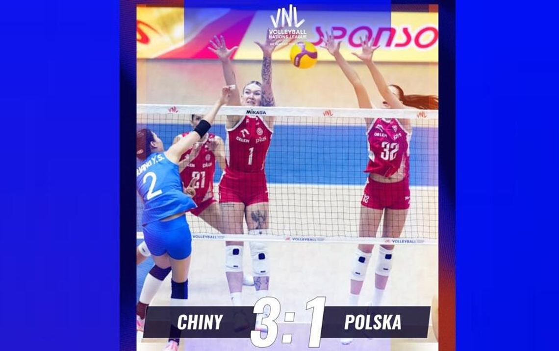 LN siatkarek - Polki przegrały z Chinkami LN siatkarek - Polki przegrały z Chinkami