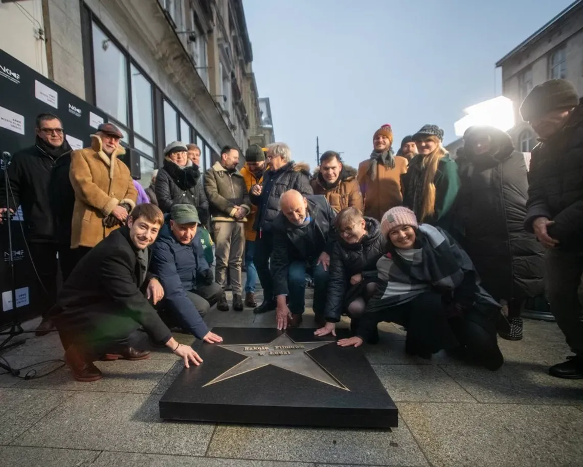 Łódź. Szkoła Filmowa ma swoją gwiazdę na Piotrkowskiej