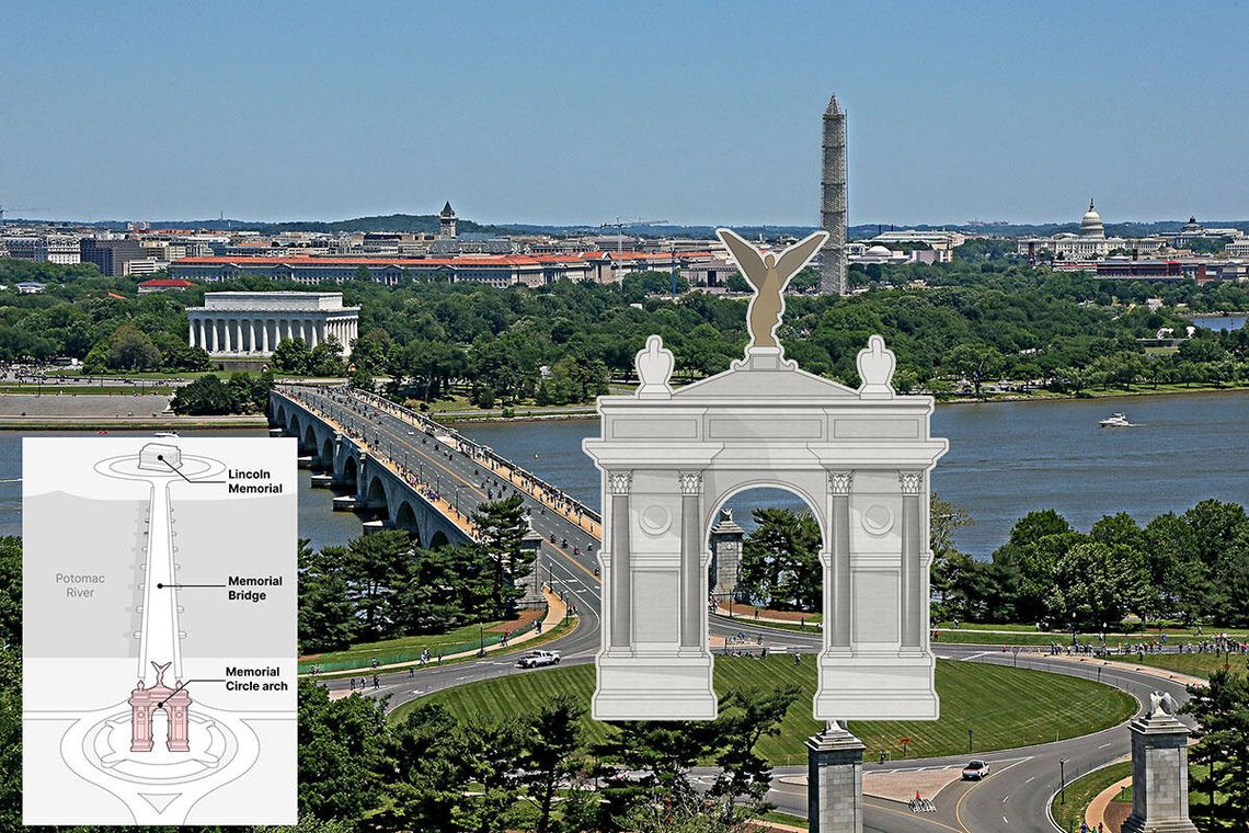 Łuk triumfalny Trumpa ma mieć wysokość kilkunastopiętrowego budynku