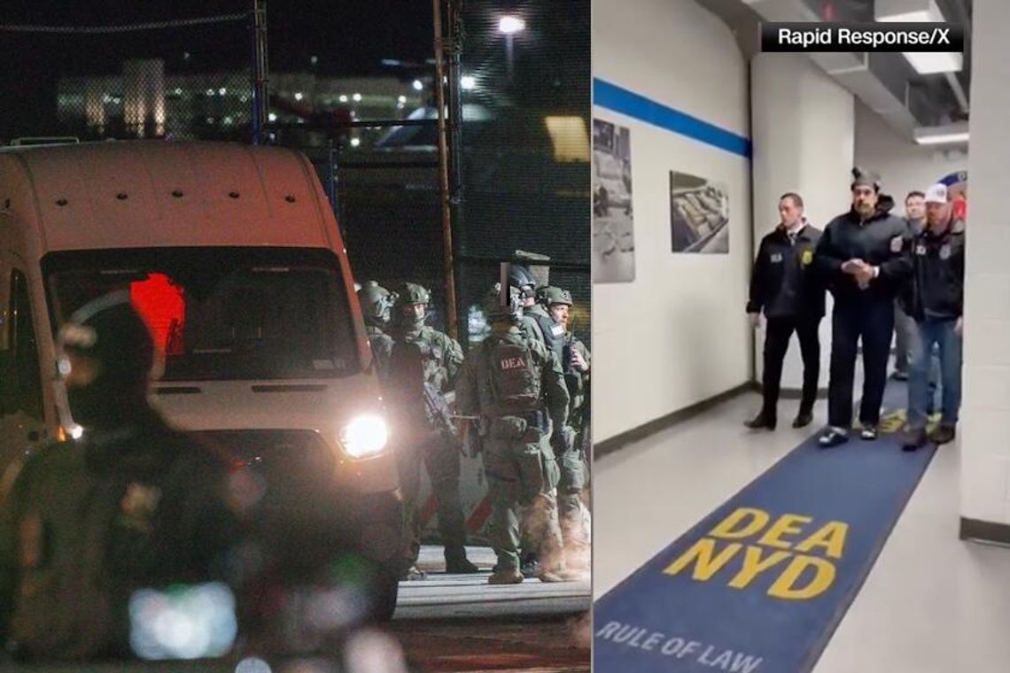 Maduro trafił do aresztu w Nowym Jorku (WIDEO) Maduro trafił do aresztu w Nowym Jorku (WIDEO)