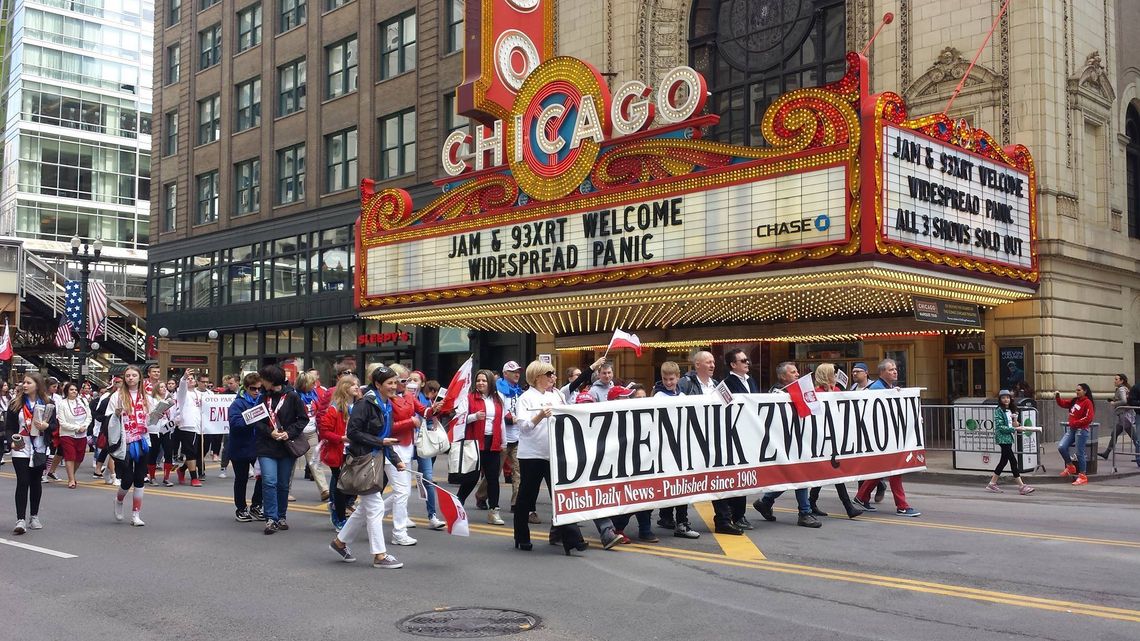 Manifestacja polskości na trzeciomajowej paradzie w Chicago