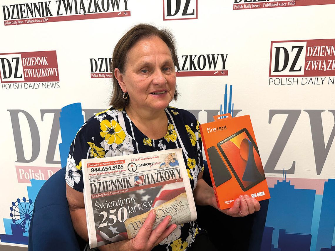 Maria Cisoń, miłośniczka sudoku, odebrała tablet w redakcyjnym konkursie Maria Cisoń, miłośniczka sudoku, odebrała tablet w redakcyjnym konkursie