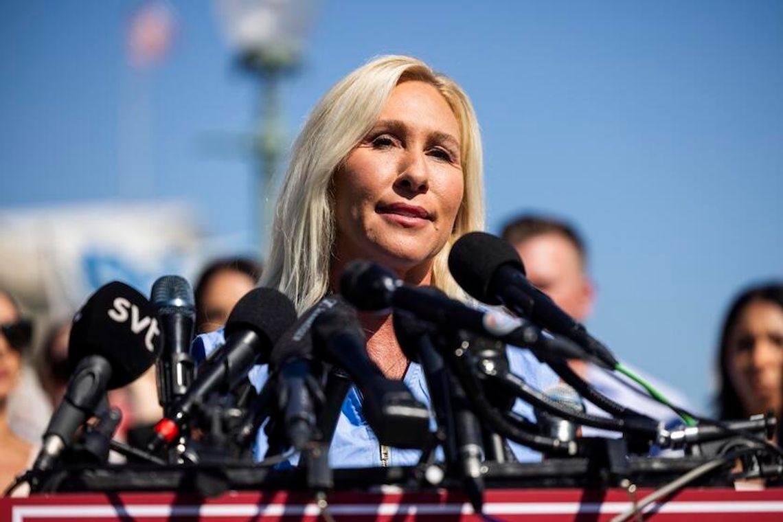 Marjorie Taylor Greene zapowiedziała odejście z Kongresu po kłótni z prezydentem Trumpem