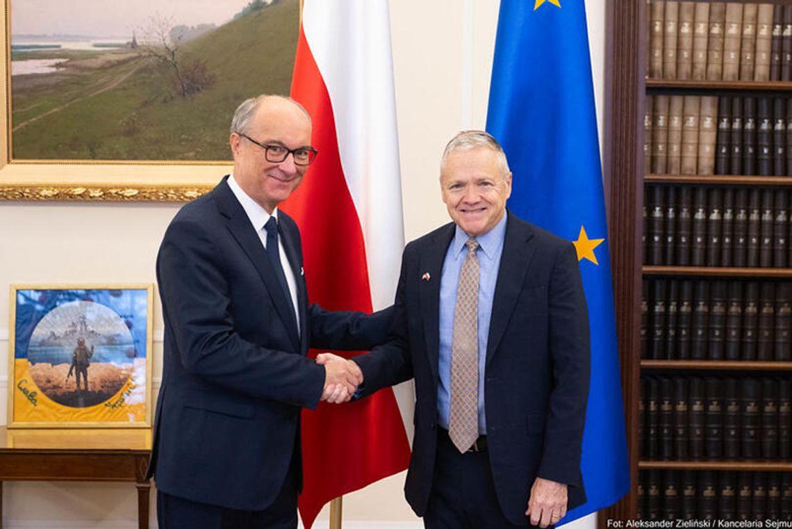 Marszałek Sejmu spotkał się z ambasadorem USA w Polsce; rozmowa o strategicznym partnerstwie Marszałek Sejmu spotkał się z ambasadorem USA w Polsce; rozmowa o strategicznym partnerstwie