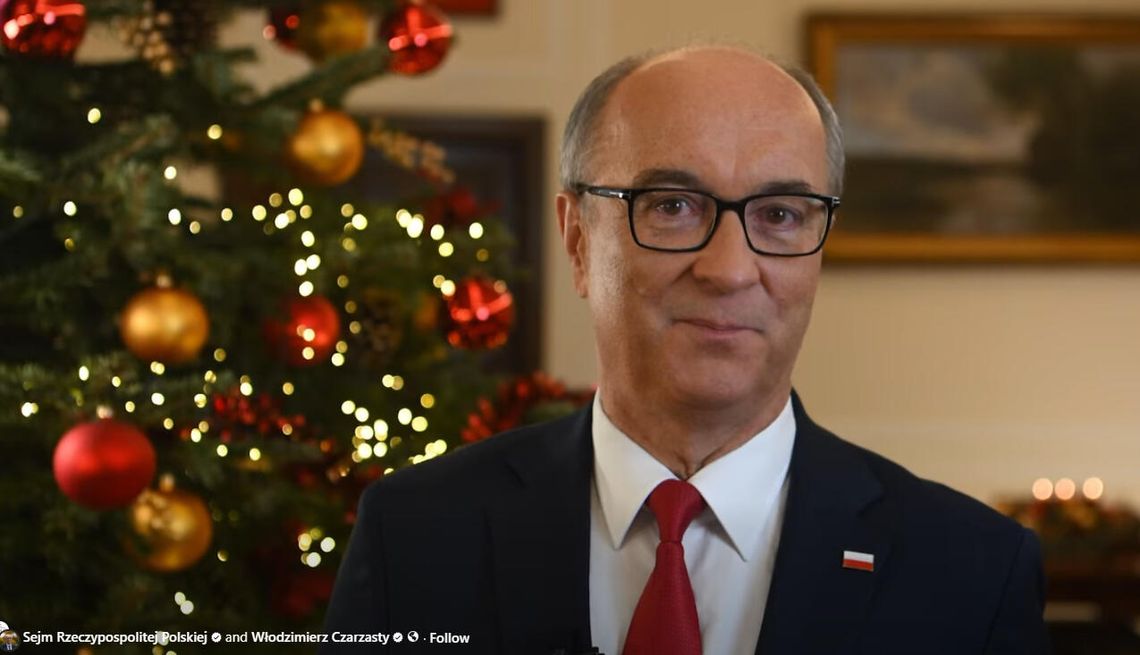 Marszałek Sejmu złożył życzenia z okazji Świąt Bożego Narodzenia (WIDEO)