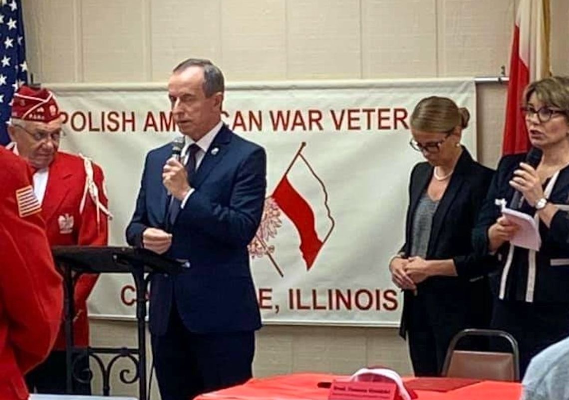 Marszałek Senatu RP na jubileuszu Polish American War Veterans w Caseyville