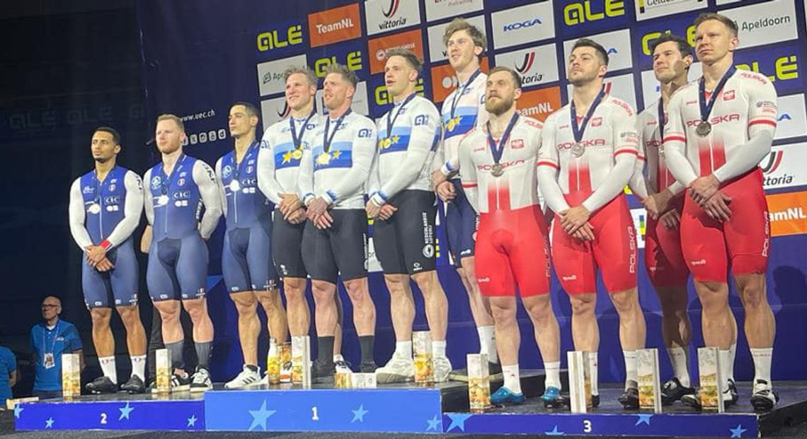 ME w kolarstwie torowym - brązowy medal drużyny sprinterów