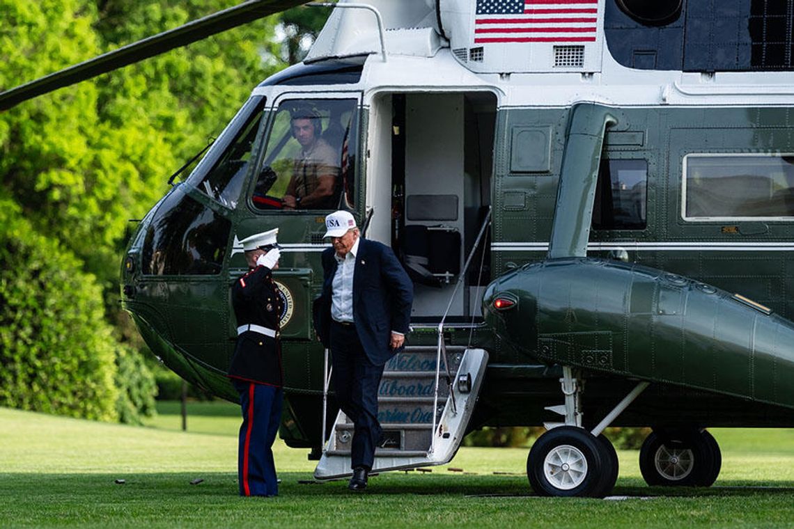 Media: Trump planuje budowę lądowiska dla śmigłowców pod Białym Domem Media: Trump planuje budowę lądowiska dla śmigłowców pod Białym Domem
