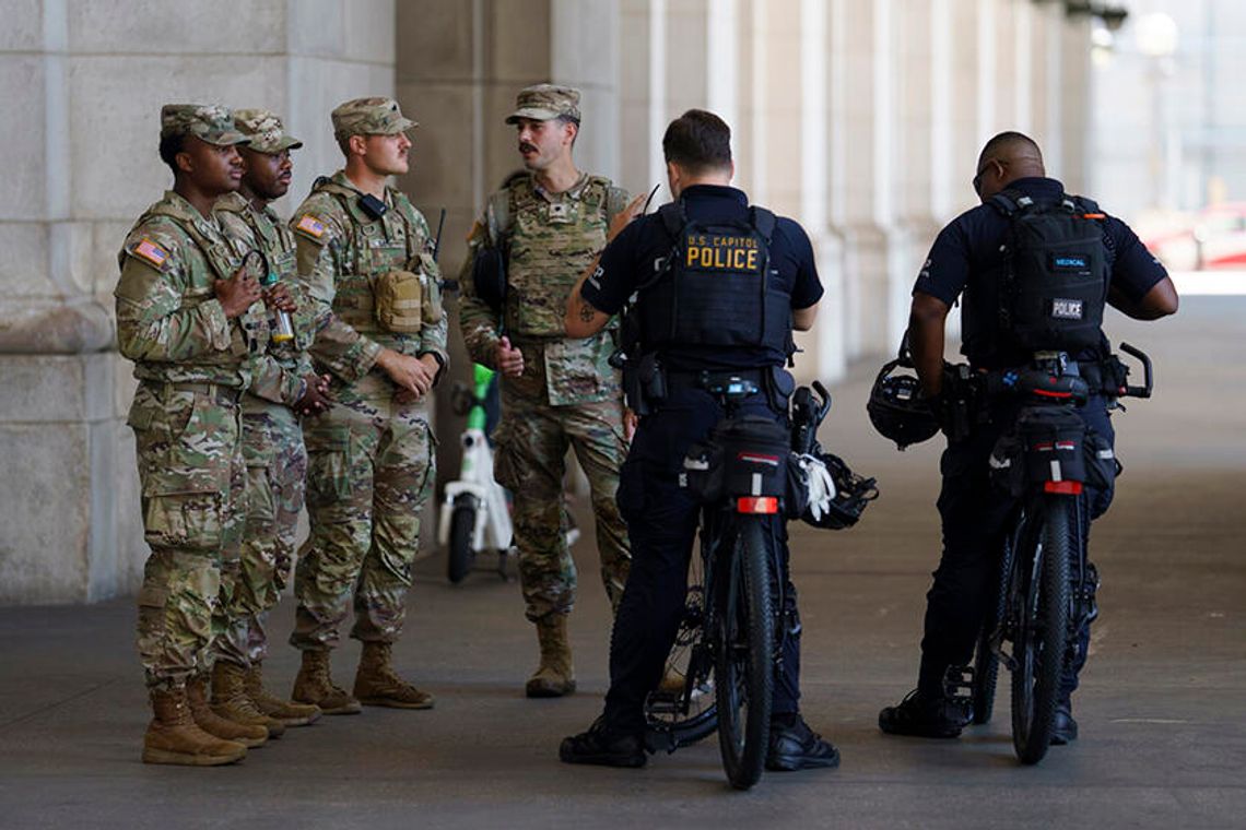 Media: żołnierze Gwardii Narodowej na ulicach Waszyngtonu mogą nosić broń