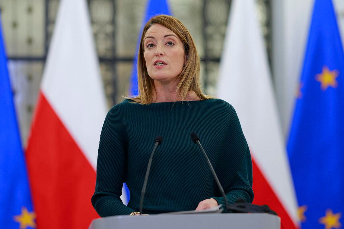 Metsola w odniesieniu do słów Trumpa: "Unia nie zamierza nikogo wyrolować"