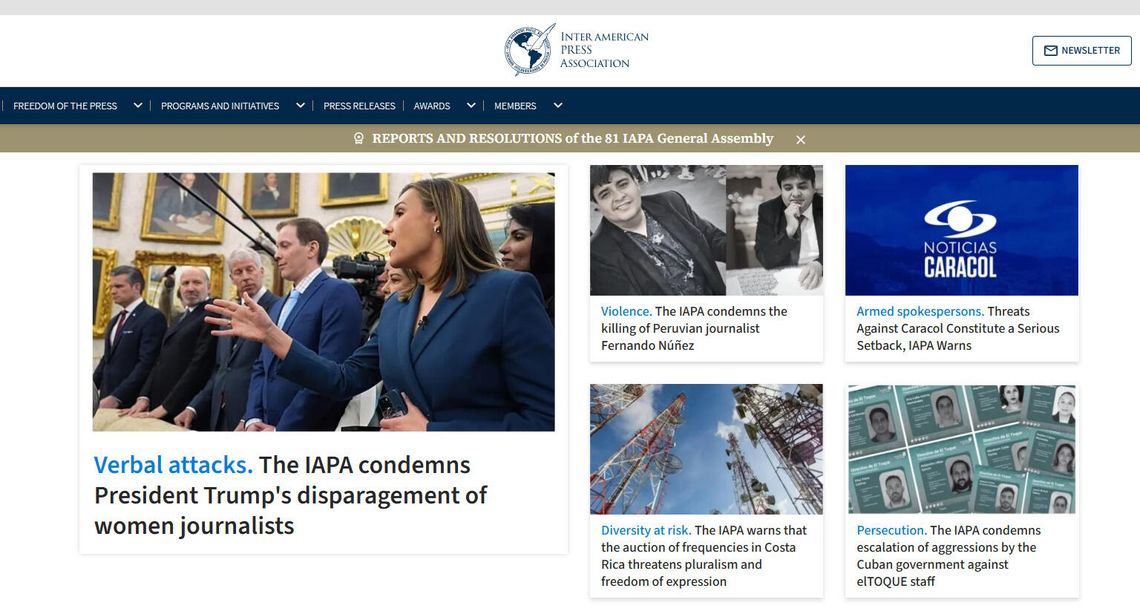 Międzyamerykańskie Stowarzyszenie Prasy krytykuje ataki prezydenta USA na dziennikarki Międzyamerykańskie Stowarzyszenie Prasy krytykuje ataki prezydenta USA na dziennikarki