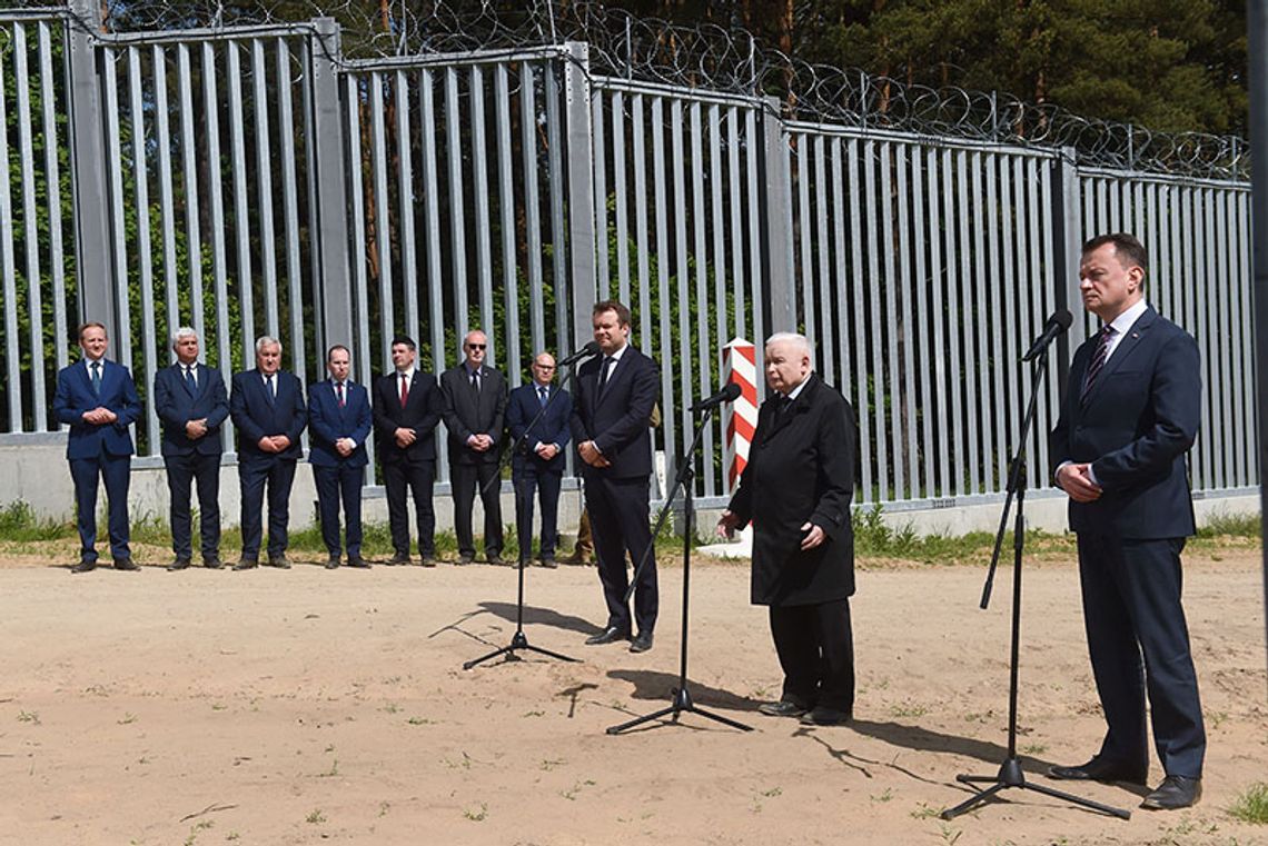 Minister Błaszczak: Czwarte pytanie w referendum - Czy popierasz likwidację bariery na granicy Rzeczypospolitej Polskiej z Republiką Białorusi?