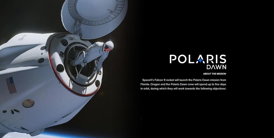 Misja kosmiczna Polaris Dawn firmy SpaceX znów przełożona