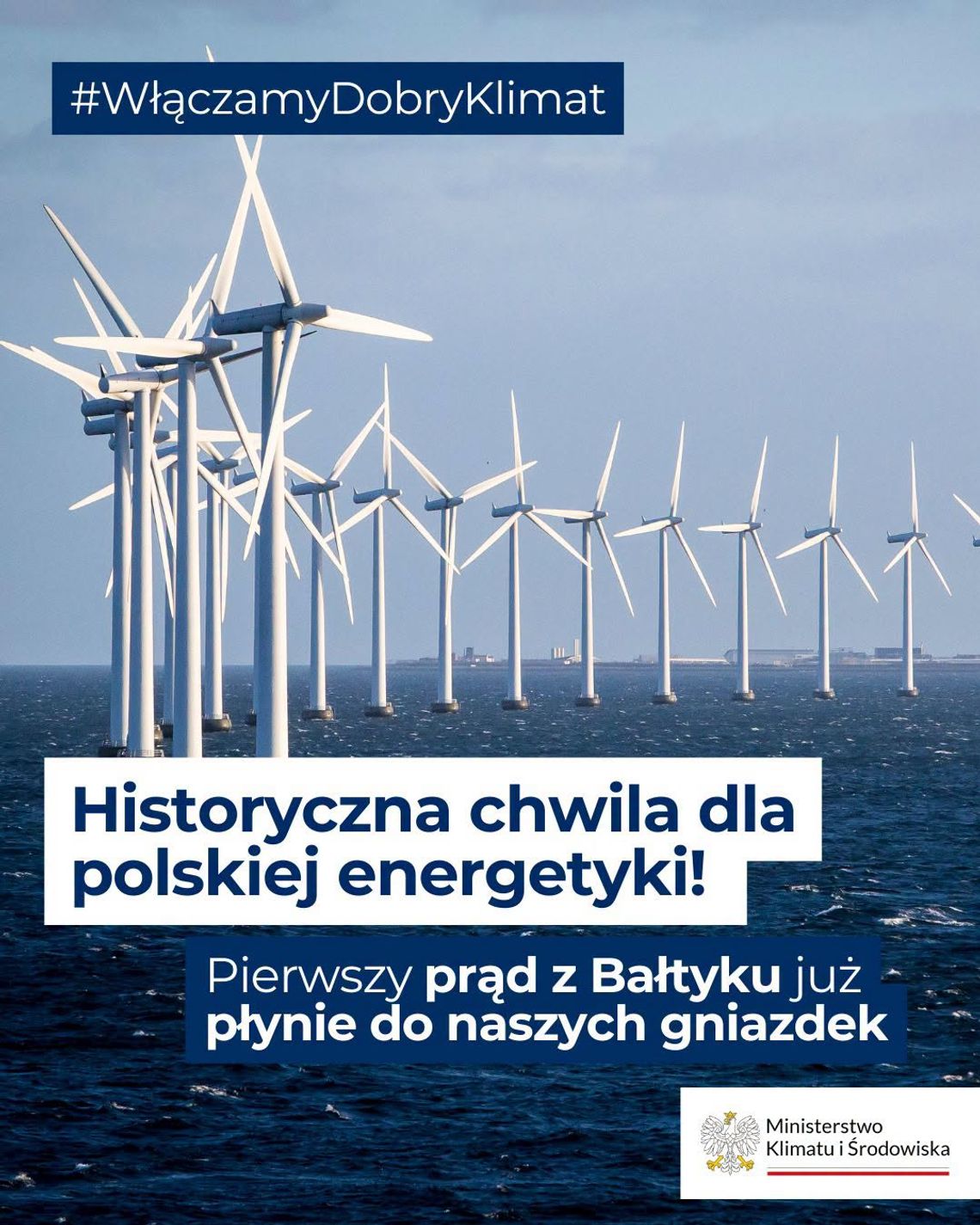MKiŚ: Płynie już prąd z polskich farm wiatrowych na Bałtyku! (WIDEO) MKiŚ: Płynie już prąd z polskich farm wiatrowych na Bałtyku! (WIDEO)
