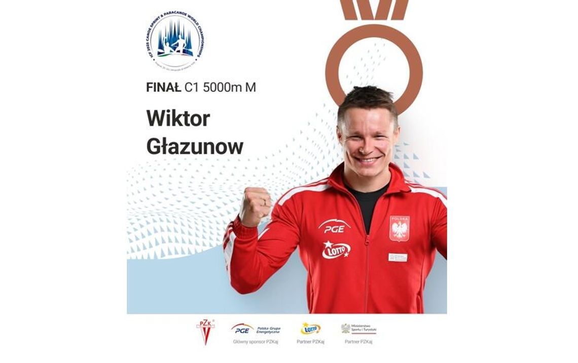 MŚ w kajakarstwie - brązowy medal Głazunowa w C1 5000 m MŚ w kajakarstwie - brązowy medal Głazunowa w C1 5000 m