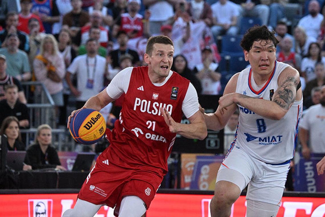 MŚ w koszykówce 3x3 - porażka Polaków z zawodnikami Mongolii MŚ w koszykówce 3x3 - porażka Polaków z zawodnikami Mongolii