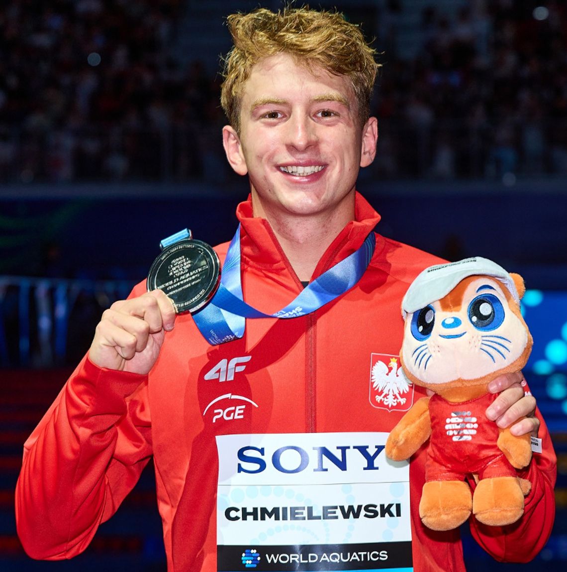 MŚ w pływaniu - srebrny medal Krzysztofa Chmielewskiego na 200 metrów st. motylkowym MŚ w pływaniu - srebrny medal Krzysztofa Chmielewskiego na 200 metrów st. motylkowym