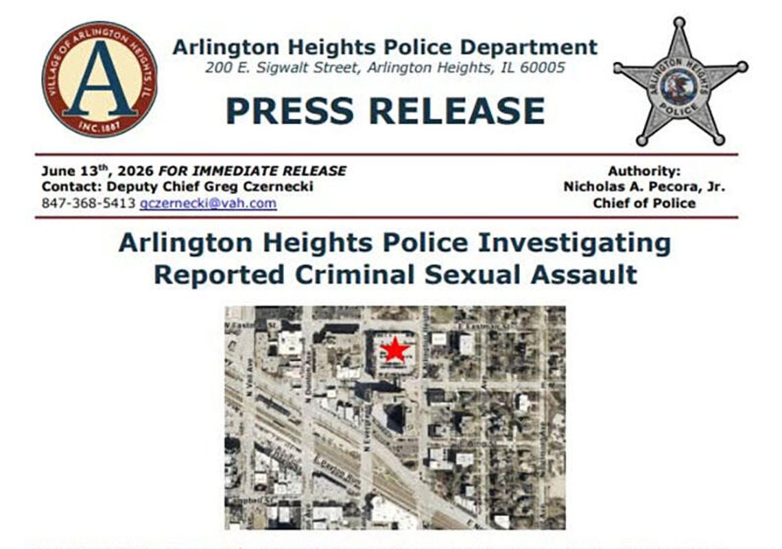 Nastolatka wykorzystana seksualnie na parkingu w centrum Arlington Heights Nastolatka wykorzystana seksualnie na parkingu w centrum Arlington Heights