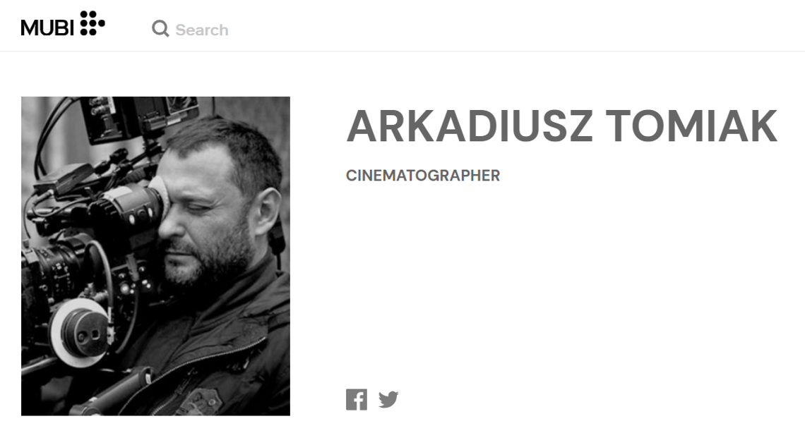 Nie żyje operator filmowy Arkadiusz Tomiak