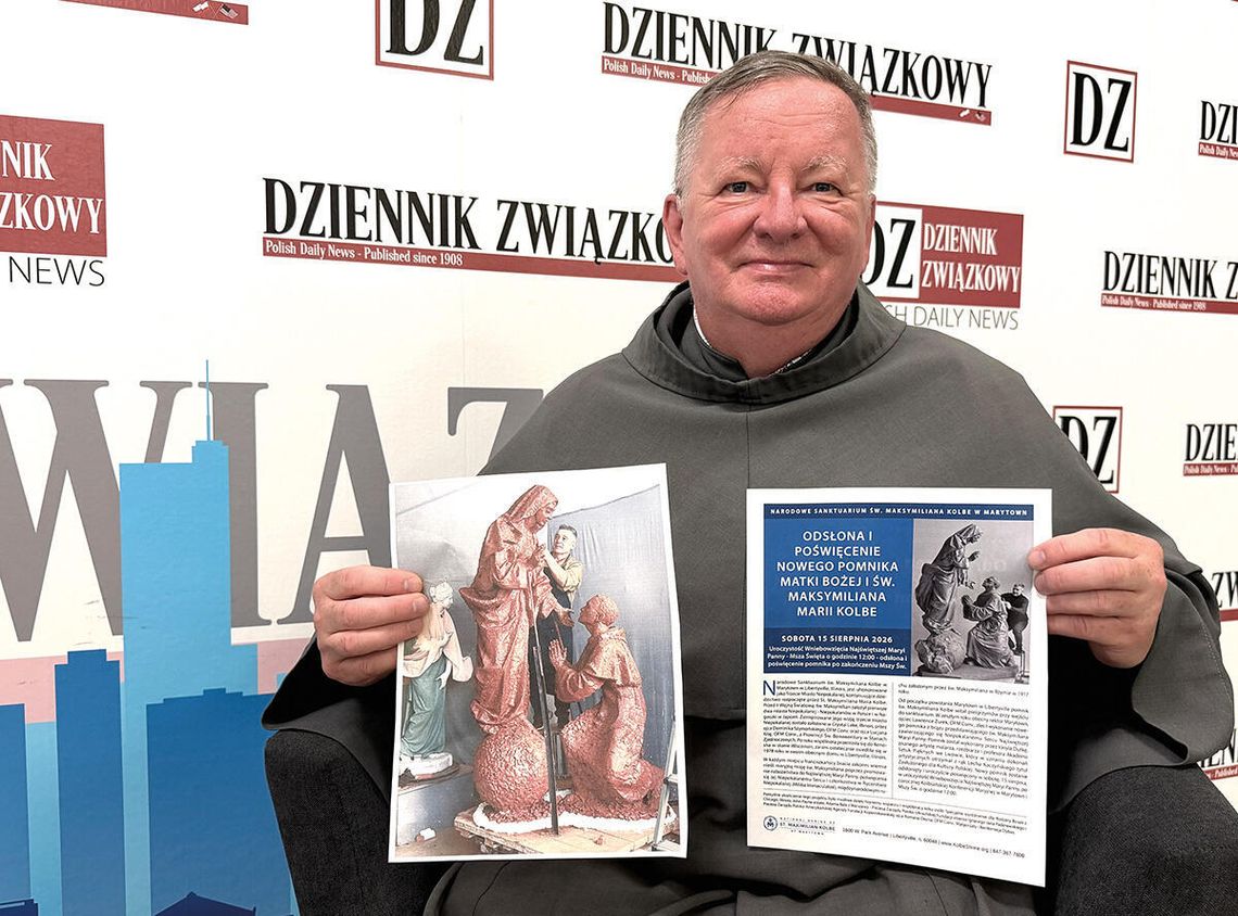 Nowa figura Matki Bożej i św. Maksymiliana Kolbego już w amerykańskim Niepokalanowie Nowa figura Matki Bożej i św. Maksymiliana Kolbego już w amerykańskim Niepokalanowie