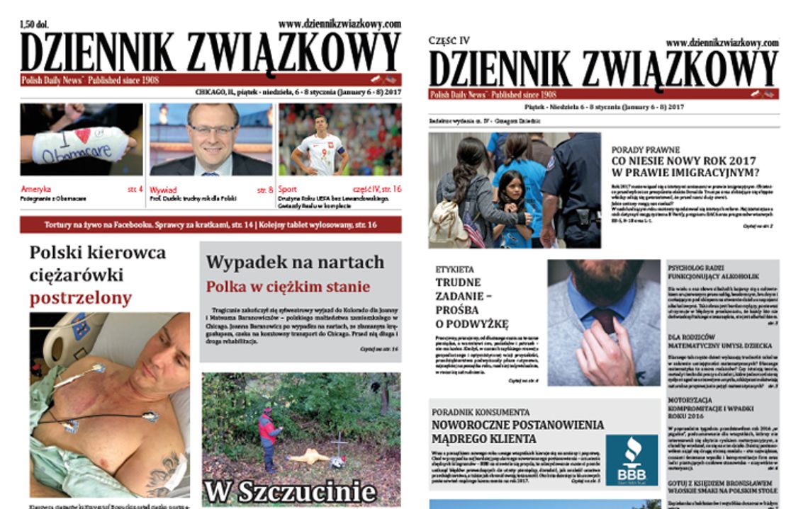 Nowy rok z "Dziennikiem Związkowym"