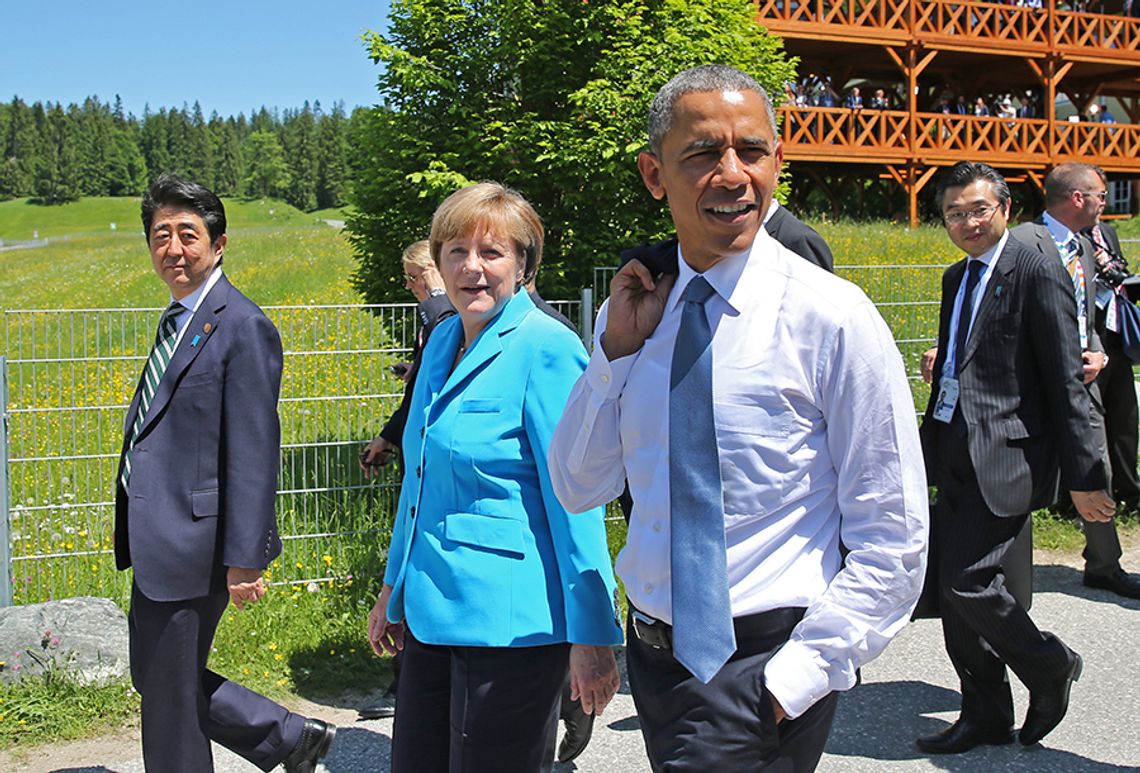 Obama i Merkel spotkali się przed szczytem G7 w Bawarii (ZOBACZ ZDJĘCIA)