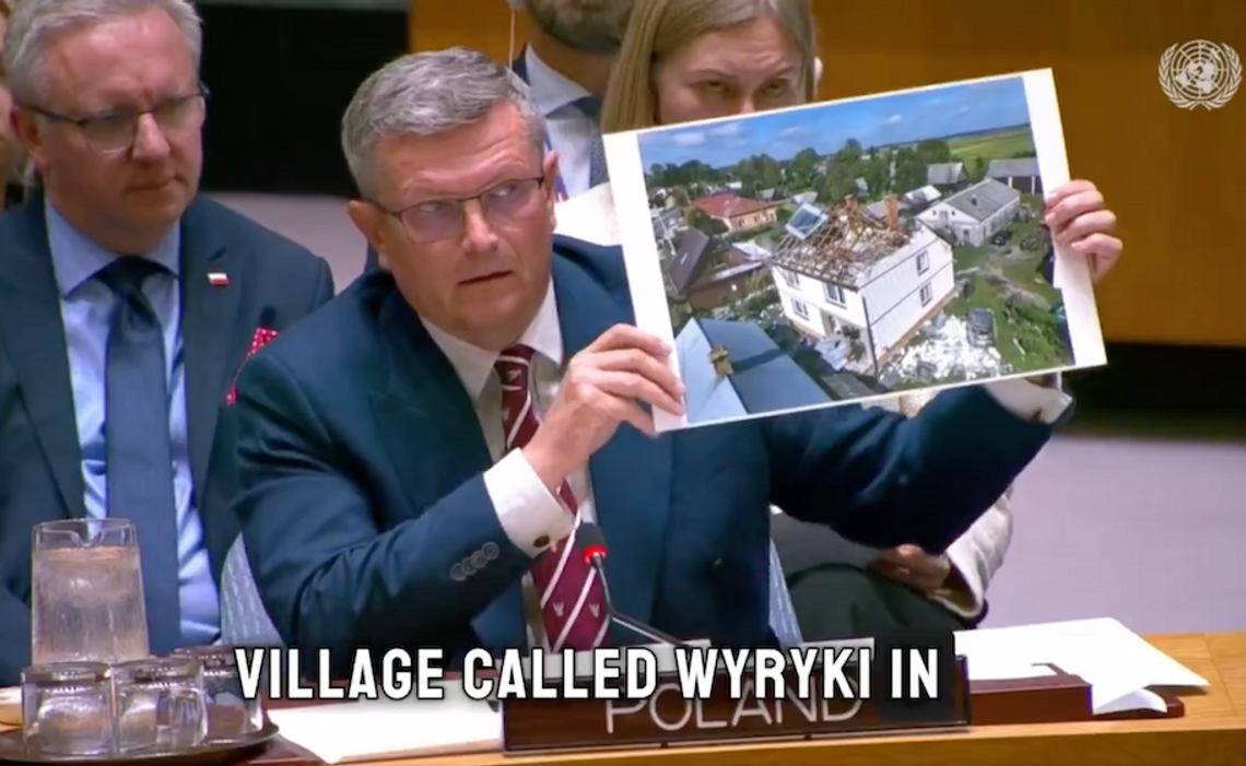 ONZ. Nadzwyczajne posiedzenie Rady Bezpieczeństwa w sprawie dronów nad Polską