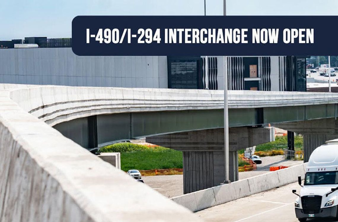 Otwarto pierwszy odcinek autostrady I-490 Otwarto pierwszy odcinek autostrady I-490