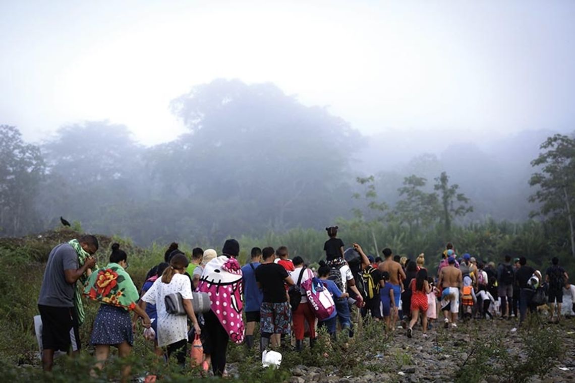 Panama. Pół miliona migrantów usiłowało w br. przedostać się przez dżunglę Darien na granicy Panamy i Kolumbii, aby dotrzeć do Stanów Zjednoczonych