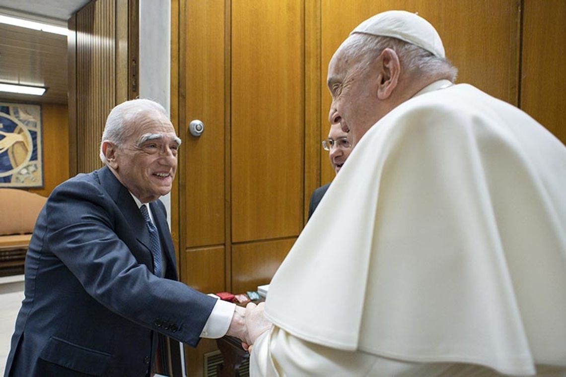 Papież Franciszek spotkał się z reżyserem Martinem Scorsese