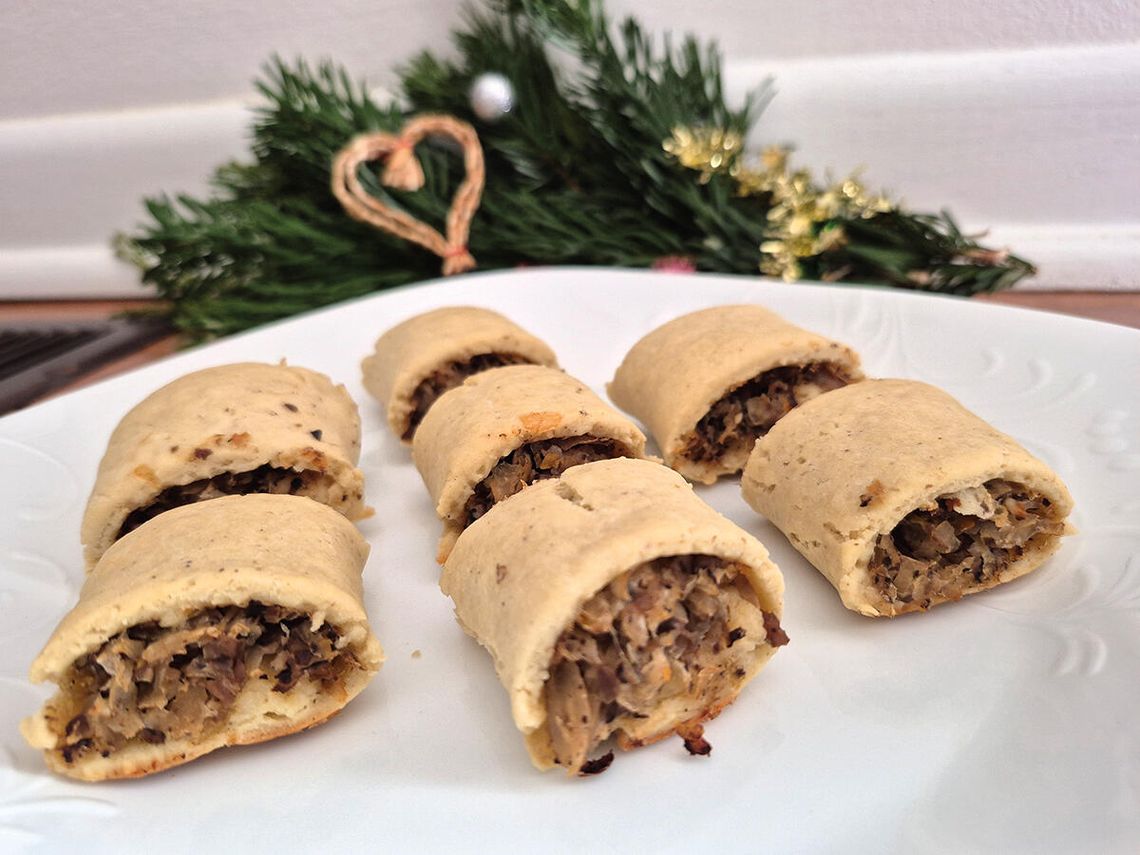 Paszteciki wigilijne z kapustą