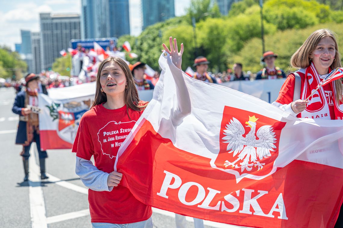 Patriotyzm i tradycja: 135. Parada Konstytucji 3 Maja w Chicago (WIDEO|ZDJĘCIA)