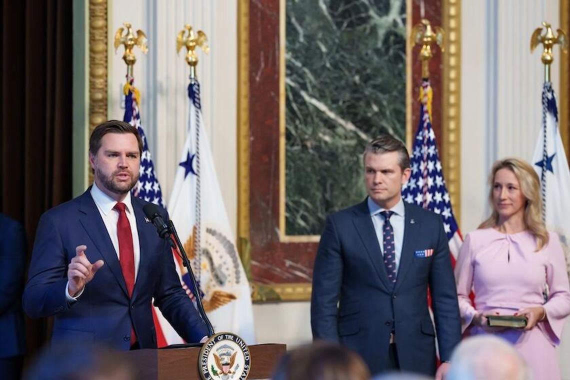 Pete Hegseth zaprzysiężony na nowego szefa Pentagonu